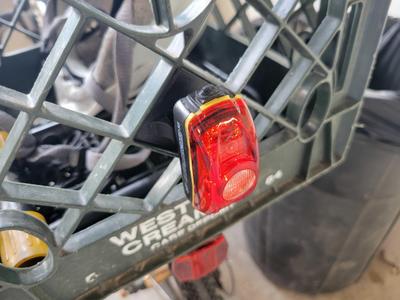 Bike Light - Milk Crate Plate Attachment