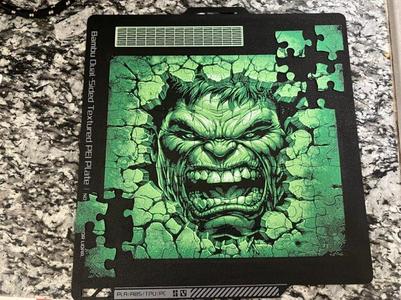 Hulk smash face puzzle