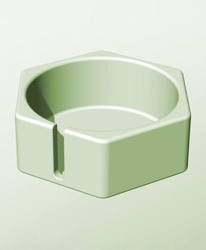 CH128-55-S Stacking slotted component box bin for makers