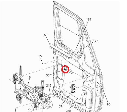 International windows clip 3546062C  4300, 4400, 7300, 7400, 7500, 8600