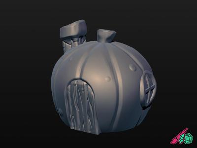 Fantasy Pumpkin house 01