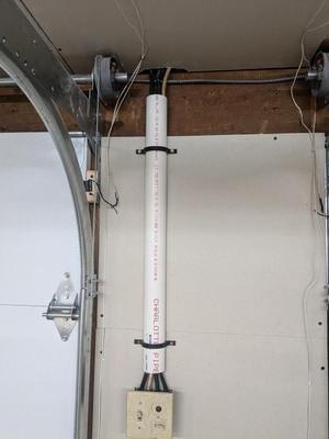 2.5 inch Half PVC pipe strap