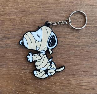 Snoopy Mummy Keychain / Halloween / Charlie Brown