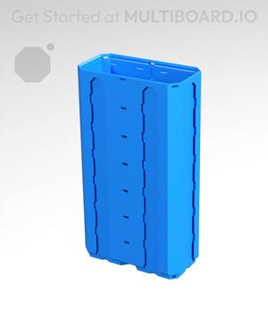 2x1x3.5 - Topped Multipoint Rail - Multibin Shell