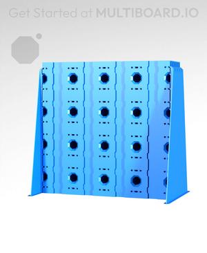 4x4 - 10x Stack - Single-Sided Multipoint Plate