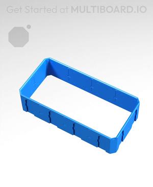 4x2x1 - Topped Multipoint Rail - Pop-In Multibin Shell Extension