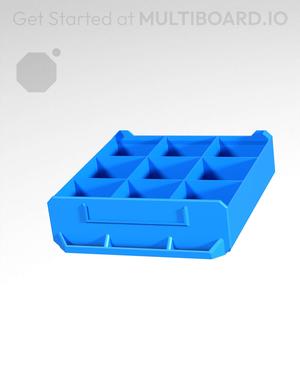 3x1x3-Deep - Grid Divided - Multibin Simple Drawer