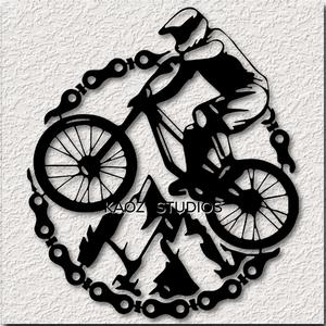 mountain bike wall art bicycle wall decor outdoor cycling decoration bmx