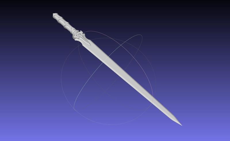 Sword Art Online Asuna ALO Sword Printable Assembly
