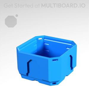 1x1x0.5 - Topped Multipoint Rail - Multibin Shell