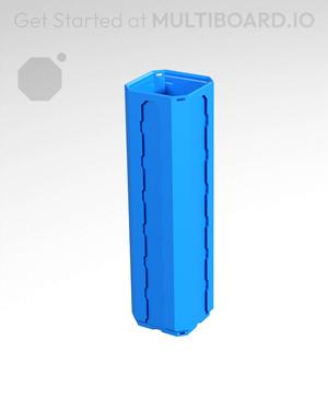 1x1x3.5 - Topped Multipoint Rail - Multibin Shell