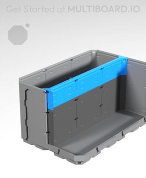 3x0.5H - Full Top Multibin Divider