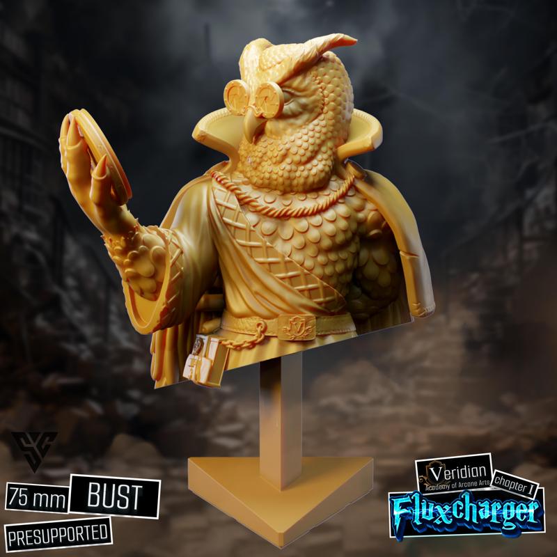 Bust of Dr. Cornelius Sternfield, Owling Mage