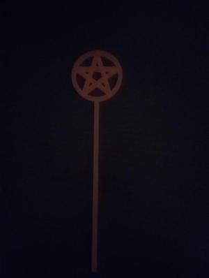 Pentacle magic wand