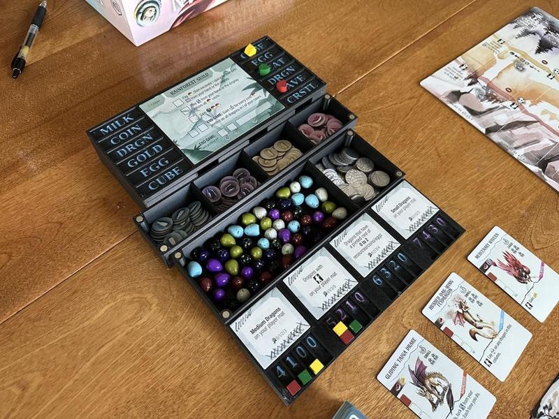 Wyrmspan Organizer - Magnets & Room for Expansions