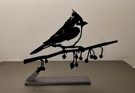 Crested tit Bird 2D to 3D Designer Ed van der Heijden