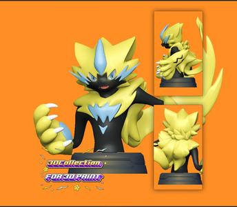 Zeraora Figure - Free 3D print model
