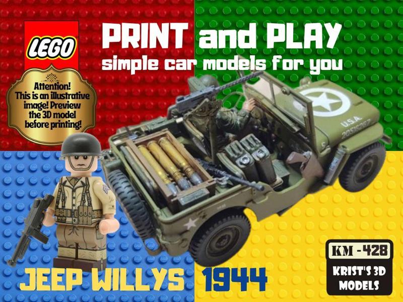 LEGO JEEP WILLYS 1944 - Invasion