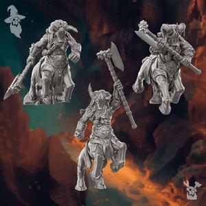 Bulltaurus Cavalry Team (build-kit & easy-to-build models)