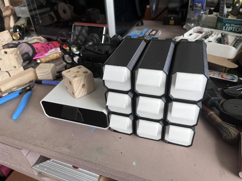 1x1x2 Multiboard Drawer - With switchable handle