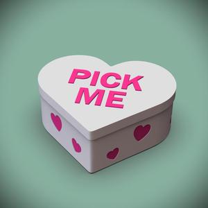 Pick Me -Candy Heart Gift Box (+Bambu 3mf)