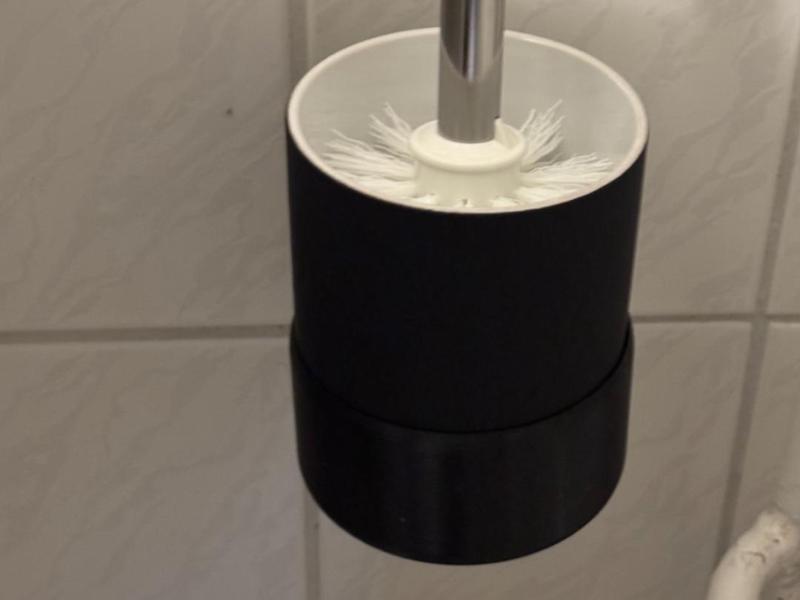 Wall holder for IKEA EKOLN Toilet Brush vase mount