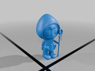 Luce the Slayer - Vatican mascot + Frieren - 2 poses