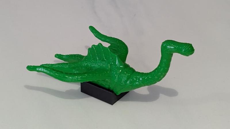 Vintage Star Wars Trash Monster (Dianoga) Display Stand