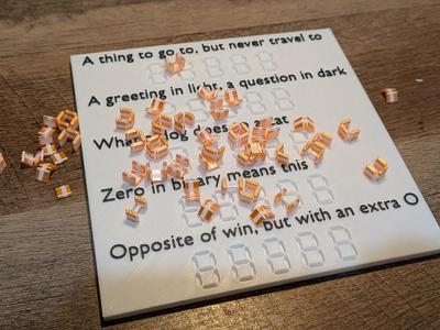 Seven Segment Display Puzzle