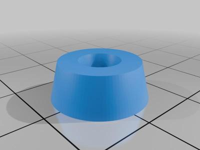 Screw foot -STL and f3d files-