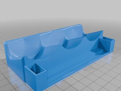 nail polish holder trio with tray
