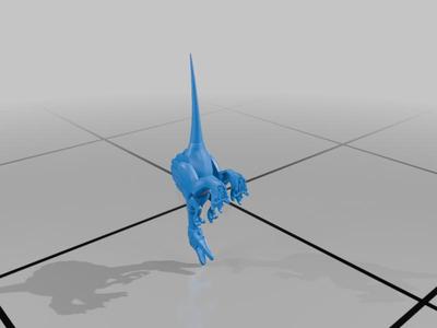 lego model of spinosaurs