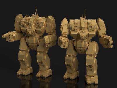 Battlemaster BLR-1G Red Corsair for Battletech