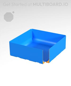 4x4x1.5 - Full Curved Bin - Multibin Insert