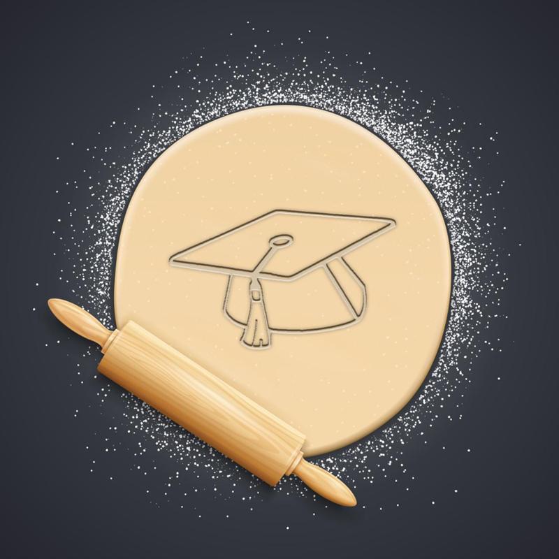 Gradution Cap Cookie Cutter, Biscuit Cutter