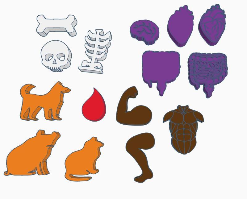 Abomination The Heir of Frankenstein - Boardgame Token