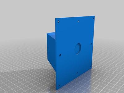 Square Mount with Cylinder Attachment 
