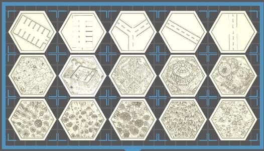 Battletech - Textured Hexs