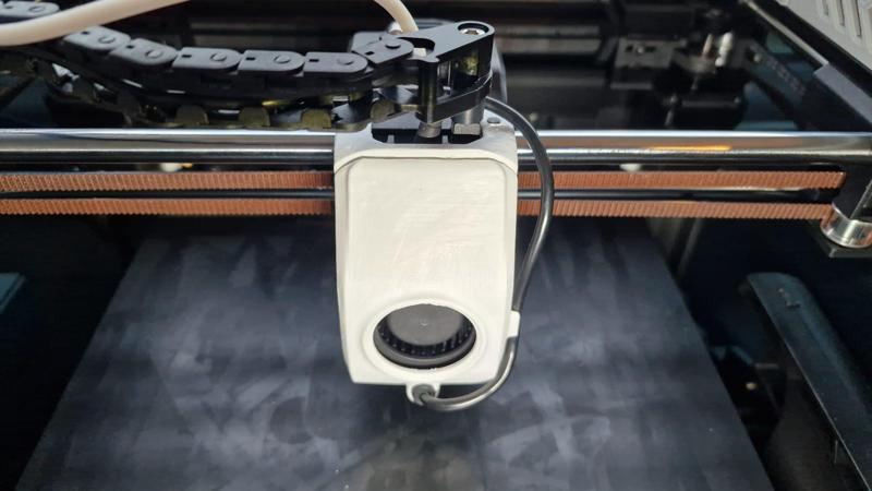 Creality K1C / K1 / Max Magnetic Toolhead Cover with Endoscope Slot