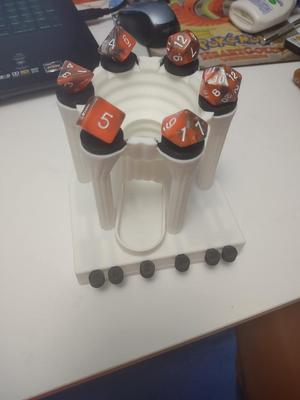 6-Die Set Dice Roller Fountain