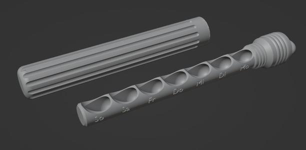 Pill-Container with weekday compartments