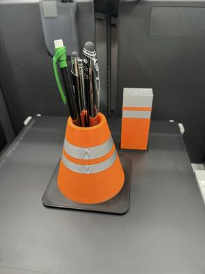 Traffic Cone Pen Holder