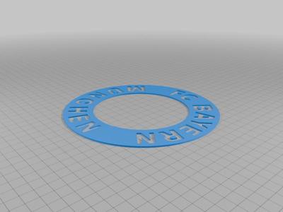 Bayern Munich badge in parts