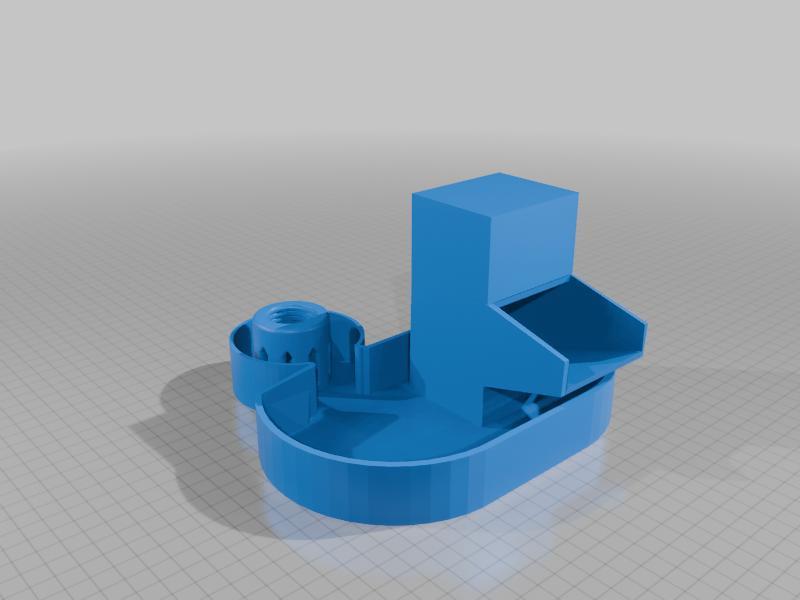 Automatic water and food dispenser with ant protection