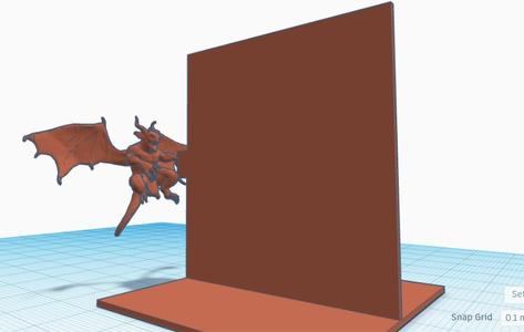 a gargoyle book nook