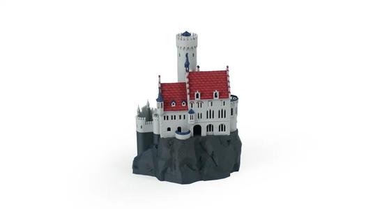 Lichtenstein+Castle.3mf