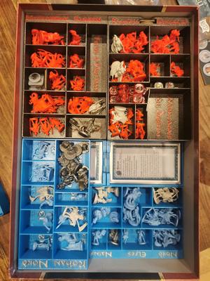 War of the Ring + expansion + props -Fast setup