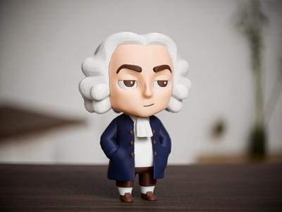 Isaac Newton – cute AMS model