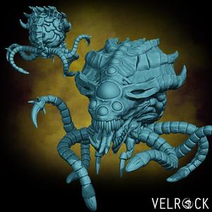 Armored Tentacled Brain Monster