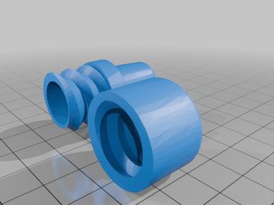 threaded filament filter with 4/6mm ptfe tube coupler